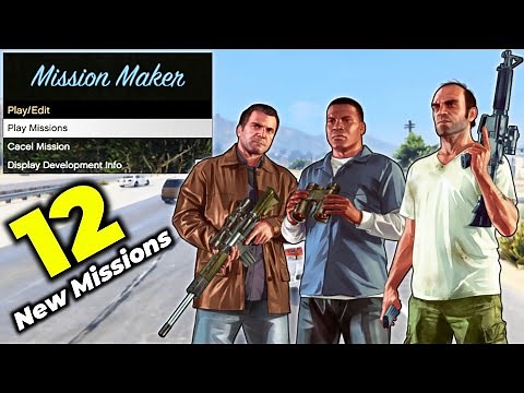 How To Install 12 New Missions Pack in GTA 5 | Mission Maker