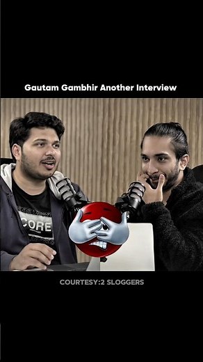 Karma Hai Bhugtna padega 🔥 #interview #gautamgambhir #indiancricketteam #shorts