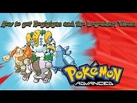 How to get Regirock, Regice, Registeel and Regigigas in Project Advanced.