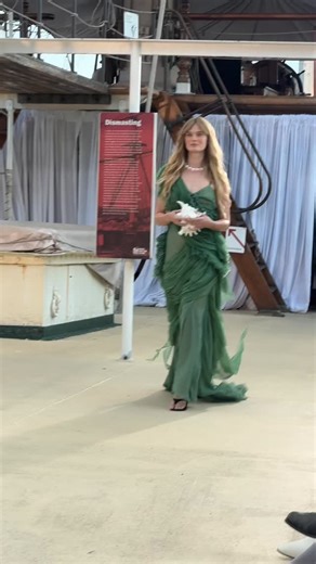 Wonderland on Instagram: "It’s a mermaid full circle🧜‍♀️ @sarah_paxton, who played Aquamarine in the 2006 film of the same name, just closed @tylermcgillivary’s Spring/Summer 2026 show."