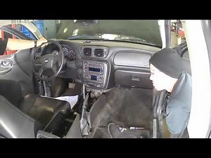 HVAC box replacement on a TrailBlazer SS time lapse.