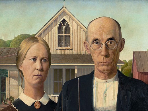 The mysterious meaning of Grant Wood's 'American Gothic'