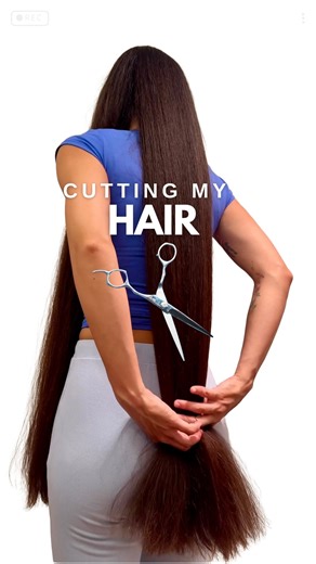 Heather Fletcher on Instagram: "Trim with me! ✂️ I do this about 2-3 times per year. ALWAYS use hair shears & go in sections. It’s not perfect, but I only trust myself to cut it. Hair stylists seem to get triggered when I say this, but I ONLY cut it myself. I trust no one. #haircut #trim #longhair #selfcare"