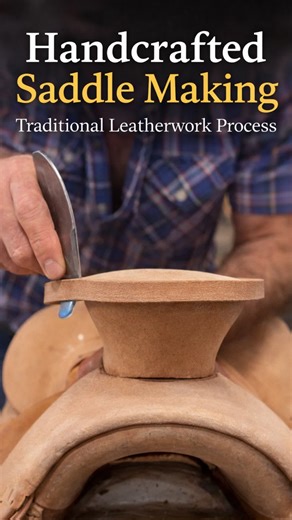 Handcrafted saddle making | Traditional leatherwork process