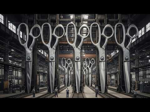Inside America’s Largest Scissor Factory: The Sharpest Blades You’ve Ever Seen (Full Process)