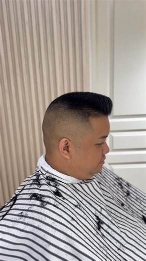 Cranes Haven Barber Studio on Instagram: "My only client sporting this type of haircut 🤘 Flat Top Pompadour. For bookings kindly click the link in my bio. #craneshavenbarberstudio #quality #progressdaily #wahlpro #schorem"