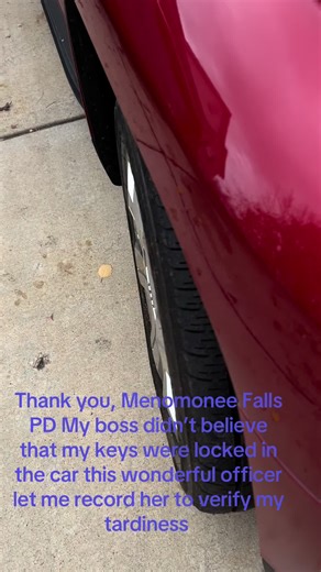 Amazing Officer Helps Unlock My Car in Menomonee Falls