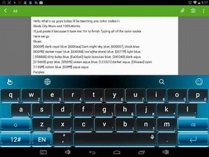 Block City Wars Color Codes 100%Works