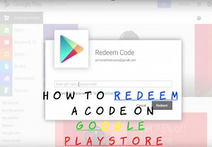 How to redeem a code in Google Playstore