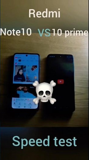 Redmi note 10 VS Redmi 10 prime speed test review #explore #viral #youtubeshorts #shorts