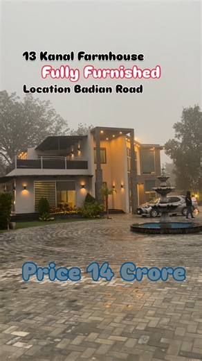 Realtor Malik Faizan on Instagram: "✨ 13 Kanal Luxury Farm House – A Perfect Lifestyle Destination ✨ Discover an extraordinary 13 Kanal Luxury Farm House located at a prime location, offering the perfect blend of comfort, space, and elegance. Featuring a beautifully designed covered area of approx. 1.5 Kanal (≈ 7,200 sq ft), this farmhouse is the ideal choice for families seeking luxury living with serene surroundings. 🏡 Property Features: • 2 Spacious Bedrooms with attached modern bathrooms •