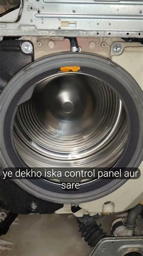 Washing machine remove the front panel drum speed
