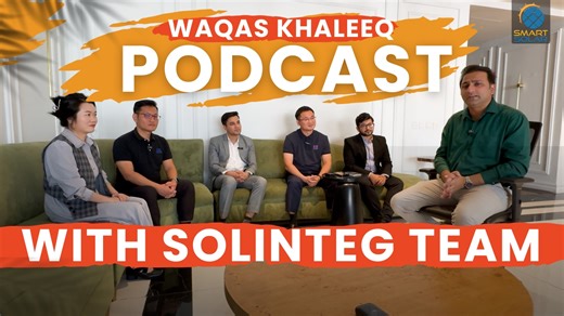 4.1K views · 71 reactions | Waqas khaleeq Podcast with Solinteg Team ! #SmartSolar #Solar #SolarPanels For more details please contact 0311-4011444 | Smart Solar | Facebook