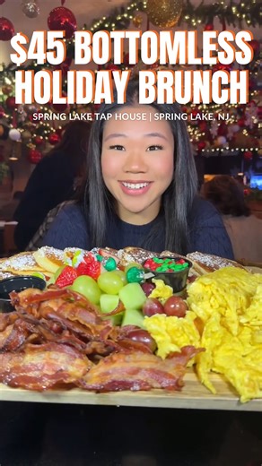 anna | eatwithme 🥢 on Instagram: "Spring Lake Taphouse in Spring Lake, NJ 🎄✨ The perfect holiday décor, an amazing bottomless brunch deal, and festive cocktails that were dangerously smooth and so tasty. As a savory and sweet girl, the shareables had me sold: the pancake board + breakfast pizza were the ultimate combo #SpringLakeTaphouse #SpringLakeNJ #NJBrunch #JerseyEats #HolidayBrunch #BottomlessBrunch #BrunchVibes #FestiveEats #HolidayCocktails #BrunchLife #FoodieNJ #NJFoodie #BrunchGoals 