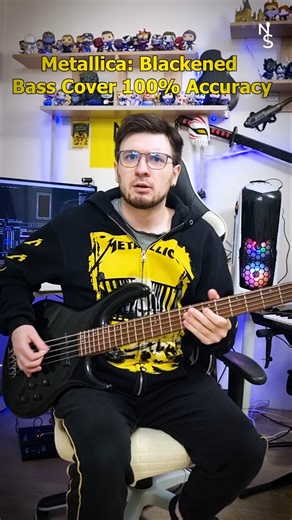 Metallica: Blackened - Bass Cover 100% Accuracy
