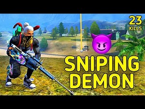 SOLO VS SQUAD || DEMONIC AIM🔥 !!! AWM + M82B SOLO SNIPER WIPES SQUADS || 90% HEADSHOT INTEL I5