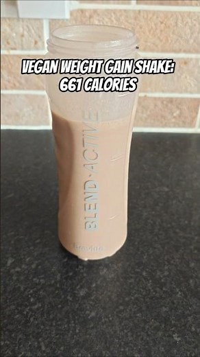 High Protein Vegan Weight Gain Shake - 650+ Calories #vegan #highprotein#proteinpowder#proteinshake