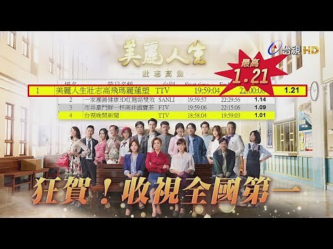 【美麗人生 壯志高飛】收視稱霸全國第一