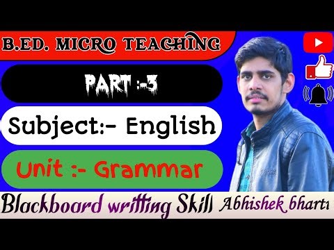 B.Ed. Microteaching Lesson plan, Blackboard writing skill, English Grammar - Phrasal Verbs