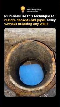 Watch Them Build a New Pipe Inside the Old One (CIPP Hack) 🛠️