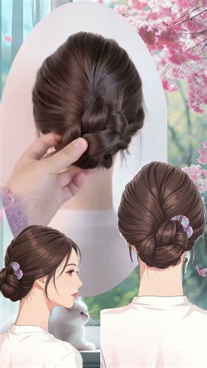 Quick & Stylish Hair Tutorials: Spring Low Bun Ideas