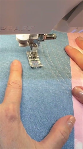 Quilting Wavy Lines on a Lap Quilt Using a Regular Presser Foot