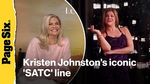 Kristen Johnston quips her iconic 'Sex and the City' line will follow her to the grave