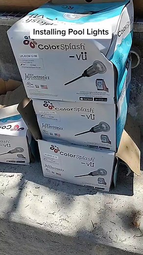 Installing Pool Lights