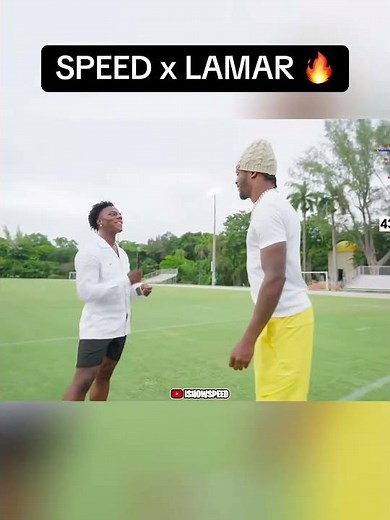 Lamar Jackson pulled up on Speed’s stream 🤩 (via ‪@IShowSpeed‬)