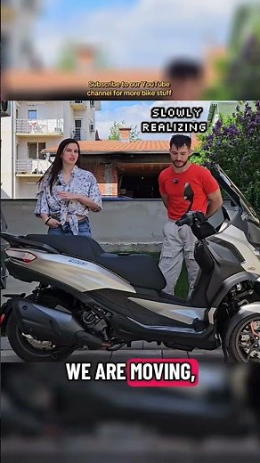Piaggio MP3 530 review p.4 🚨 #motorcycle #motovlog #motolife #honda #transalp750 #ride #ridesafe