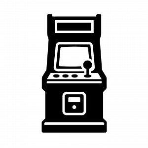 Retro Arcade Machine SVG - 80s Video Game Clip Art (digital Download) - Etsy