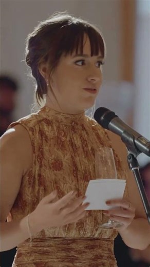 This maid of honor speech just redefined friendship 😭 #weddingspeech #weddinginspo #emotional