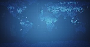 Digital Global Network World Map Data Grid Background