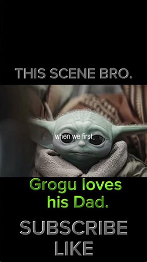 BEST DUO | Grogu loves his Dad.