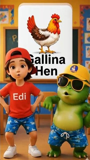 Pollito Chicken 🐥 Aprende Inglés con Edi y el Monstruo de la Laguna | Pica-Pica & Edi's Friends