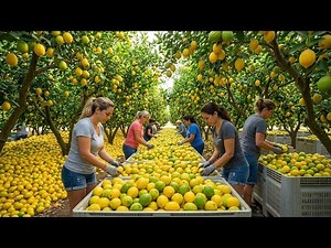 Inside America’s $500 Million Lemon Industry 🍋 | Modern Citrus Farming From Orchard to Market