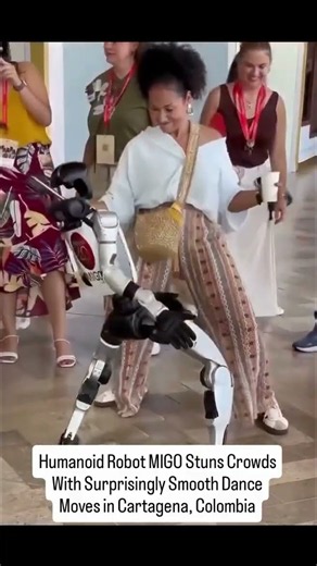 MIGO the Humanoid Robot Shows Off Its Dance Moves