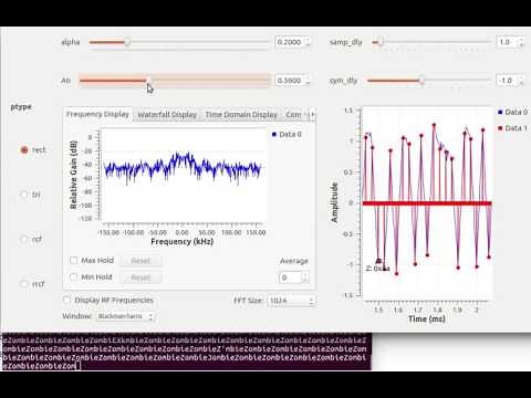 GNU Radio: Pulse Amplitude Modulation with Noise (Matched Filter)