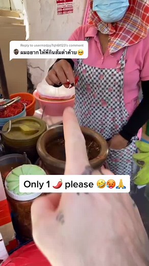 Trying 1 Chilli Challenge in Thailand | Spicy Food Adventure