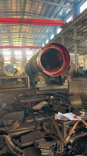 Drum stone washing machine that can wash large stones#drumorewasher #drumstonewasher #machine