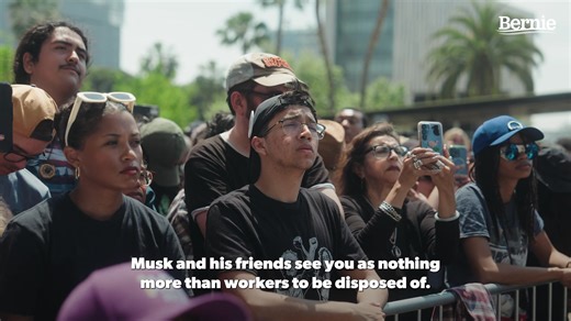 Yes, we are scaring the hell out of Elon Musk and Donald Trump. | Bernie Sanders