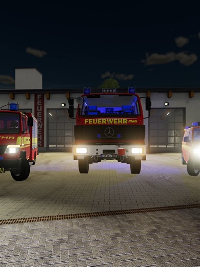 Die Freiwillige Feuerwehr Flokensee. @blaulicht_harz112 ##landwirtschaftssimulator22 #mercedes #fahrtec #ls22 #feuerwehr #fy #mods #ls25 #112 #fypシ゚ #fireman #fyp #feuerundflamme #nichtfürmodpoler #firetruck #vw