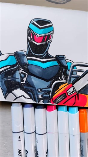 Vigilante Drawing from Peacemaker: Artistic Insight