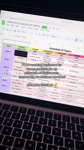 comment if you want a tutorial on how i did my sched 🥰 #cpa #accountancy #bsa #studytok #fyp #abcxyz