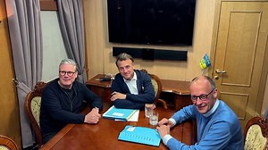 European leaders ride train to Ukraine ahead of meeting with Zelensky