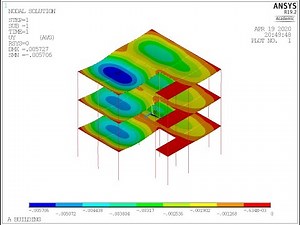 Ansys APDL - Analysis of A Building