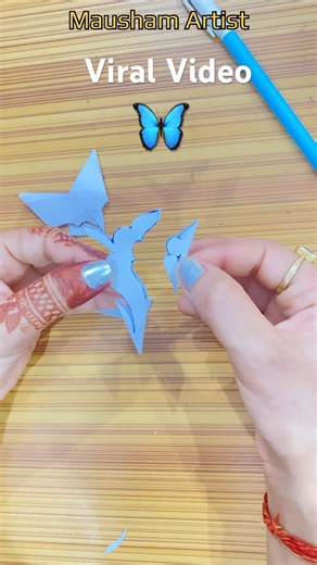 Easy Paper Cutting Design Beautiful Craft Ideas #viral #art #craft #papercraft #shortvideos #comedy