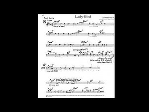 Lady Bird - Play along - Backing track - Alto Sax