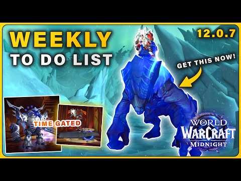 Everything to do this week (Tortured Gorger MOUNT Now Available) in WoW Midnight Patch 12.0.7