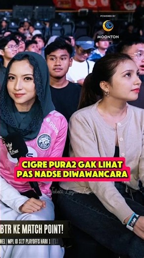 CIGRE IS SO FUNNY KEEPING LOOKING OVER THERE😂